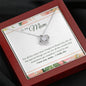 litzzy Litzzy Love Knot Necklace To My Mom, I Love You Mom I Really Do Mothers Day Jewelry, Necklace gifts set from Son, Daughter Jewelry   