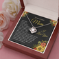 litzzy Litzzy Love Knot Necklace To my Mom, You're The World Gift From Daughter Jewelry   