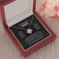 litzzy Litzzy Love Knot Necklace To Our Mom, You're The World From Son And Daughter Jewelry   
