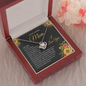 litzzy Litzzy Love Knot Necklace To my Mom, You're The World Gift From Daughter Jewelry   