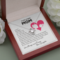 litzzy Litzzy Love Knot Necklace To My Loving Mom, Love always and forever Gift From Daughter Jewelry   