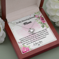 litzzy Litzzy Love Knot Necklace To My Amazing Bonus Mom, I will always be your little boy Mothers Day Jewelry, Necklace gifts set from Son, Daughter Jewelry   