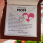 litzzy Litzzy Love Knot Necklace To My Loving Mom, Love always and forever Gift From Daughter Jewelry   