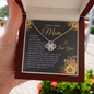litzzy Litzzy Love Knot Necklace To my Mom, You're The World Gift From Daughter Jewelry   