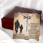 litzzy To My Dad - The Superhero In My Life - To My Dad necklace, dad gifts from daughter, dad gifts from son, Thank you Dad gift, Son daughter to Dad Gift Jewelry   