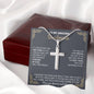 litzzy To My Amazing Soulmate - If I Could Give You One Thing In Life - Litzzy Cross Necklace - To My Soulmate, Gift For Soulmate Jewelry   