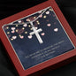 litzzy Litzzy Cross Necklace To my Mom, All of Us are guarded by the most powerful of all Angels Mothers Day Jewelry, Necklace gifts set from Son, Daughter Jewelry   