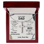 litzzy Dad - You Are Appreciated - Cross Necklace - To My Dad necklace, dad gifts from daughter, dad gifts from son, Thank you Dad gift, Son daughter to Dad Gift Jewelry   