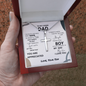 litzzy Dad - You Are Appreciated - Cross Necklace - To My Dad necklace, dad gifts from daughter, dad gifts from son, Thank you Dad gift, Son daughter to Dad Gift Jewelry Mahogany Style Luxury Box (w/LED)  