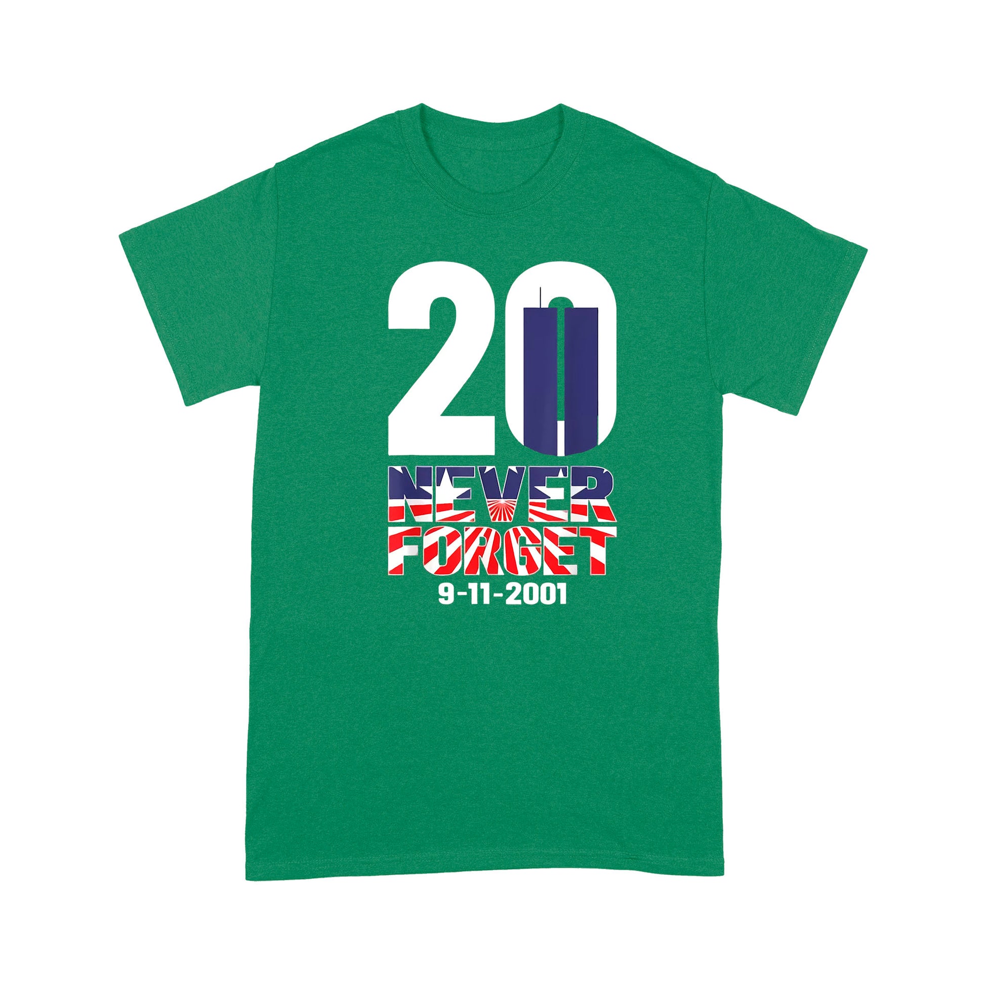 litzzy Patriot Day 20 Years Anniversary Sep 11th 2001 T-shirt | Made in US  S Kelly 