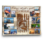 litzzy Fishing Photo Collage Canvas, Personalized Gift For Fisherman, Fishing Gift For Him Canvas Wall Art   