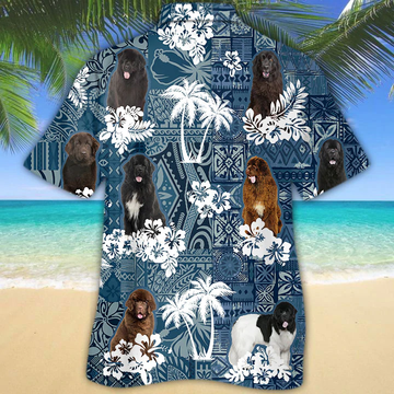 litzzy Newfoundland Hawaiian Shirt - Aloha shirt Hawaiian Hawaii Shirt For Summer Hawaii Shirt   