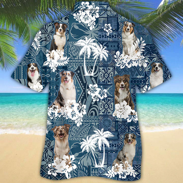 litzzy Australian Shepherd Hawaiian Shirt - Aloha shirt Hawaiian Hawaii Shirt For Summer Hawaii Shirt   