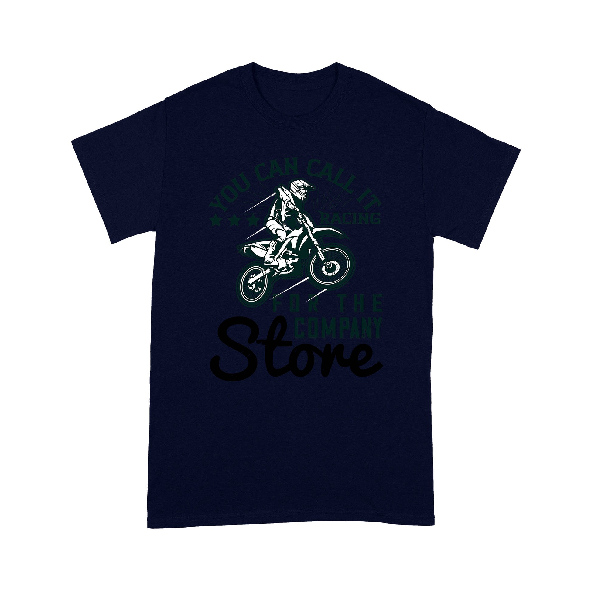 litzzy You can call it Racing for the Company Store- Motorcycle T-Shirt | Made in US T-Shirt S Navy 