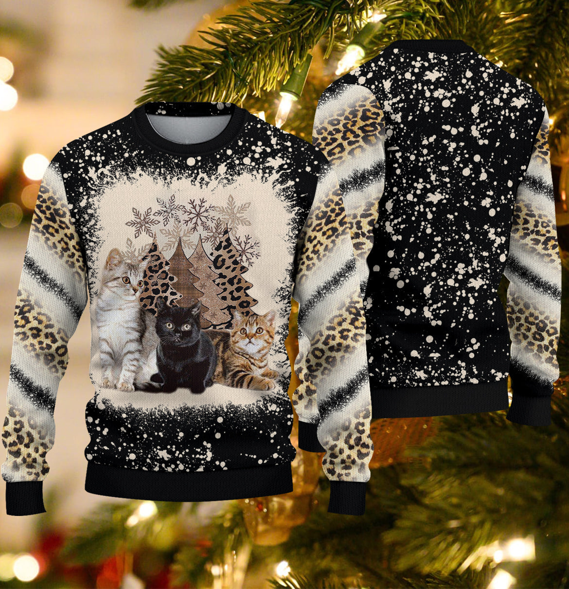 litzzy Cat Knitted Sweater, Gift for Cat Lovers, Cat Mom - KN047PA06 -  Best Gift For Christmas, Noel Malalan - Christmas Signature Sweater   