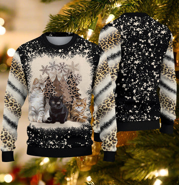 litzzy Cat Knitted Sweater, Gift for Cat Lovers, Cat Mom - KN047PA06 -  Best Gift For Christmas, Noel Malalan - Christmas Signature Sweater   