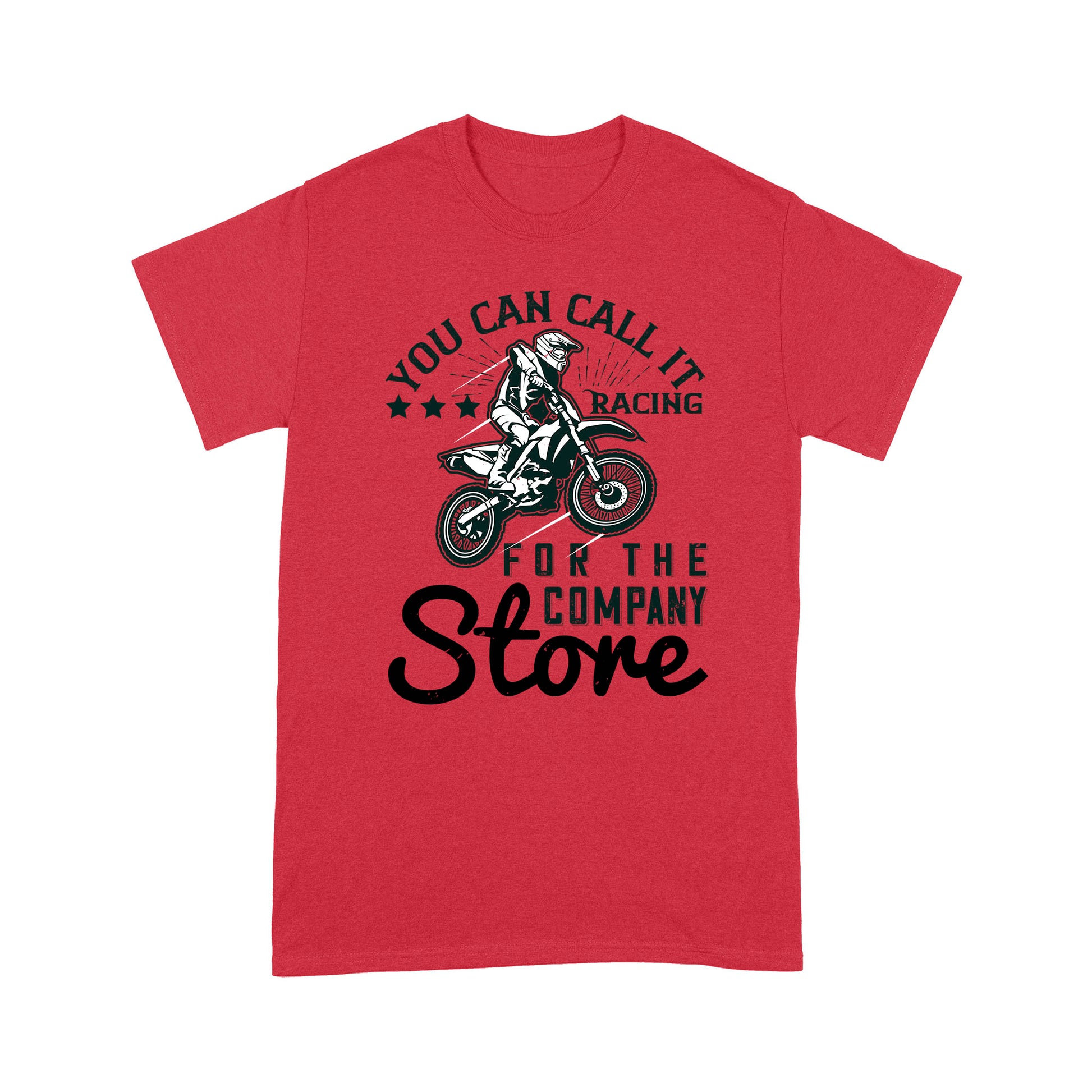 litzzy You can call it Racing for the Company Store- Motorcycle T-Shirt | Made in US T-Shirt S Red 