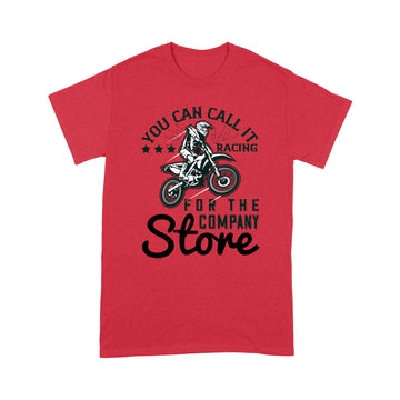 litzzy You can call it Racing for the Company Store- Motorcycle T-Shirt | Made in US T-Shirt S Red 