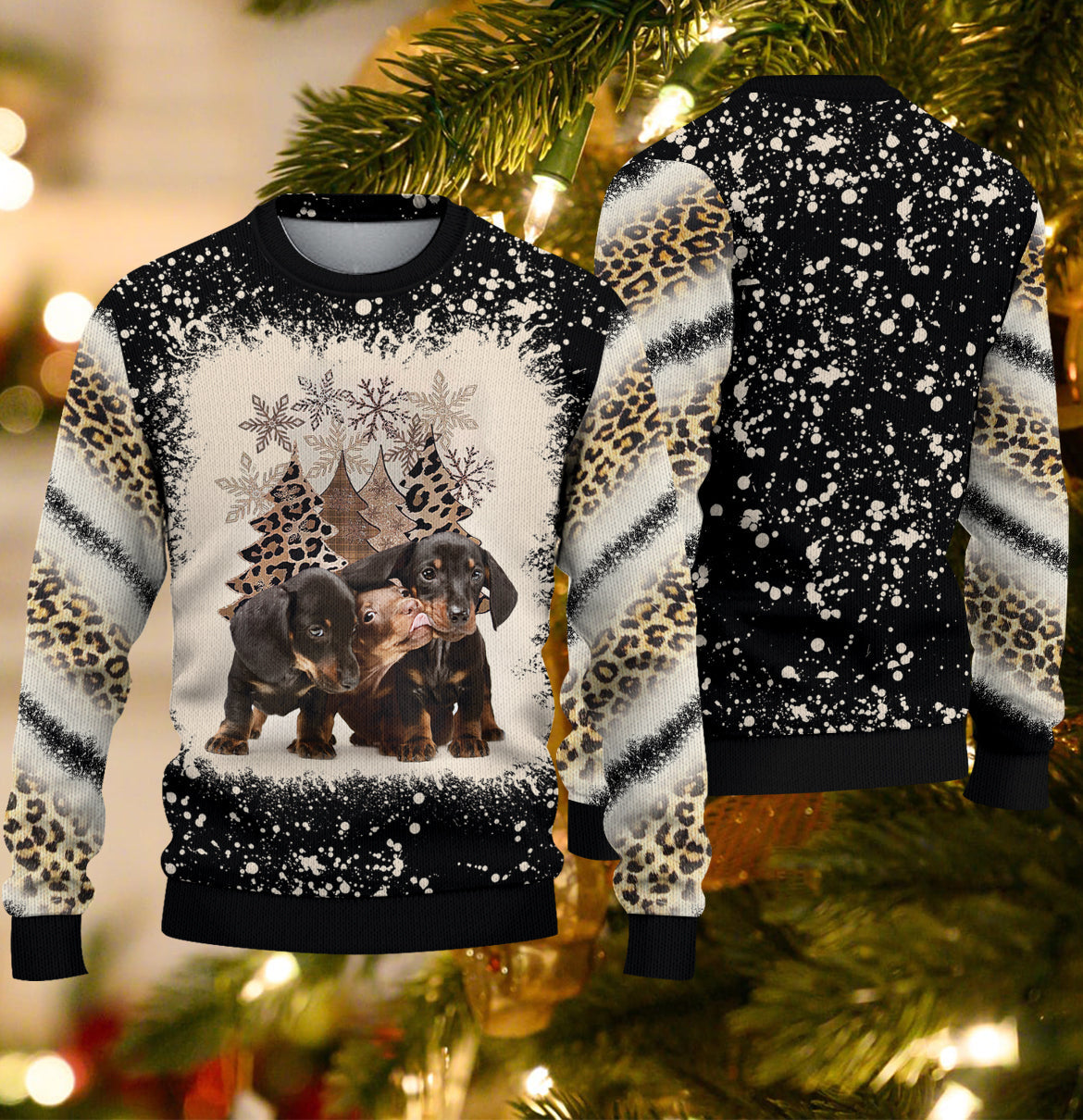 litzzy Dachshund Knitted Sweater, Gift for Dachshund Lovers - KN048PA06 -  Best Gift For Christmas, Noel Malalan - Christmas Signature Sweater   