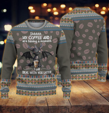 litzzy Dragon Knitted Sweater, Gift for Dragon Lovers - KN055PA06 -  Best Gift For Christmas, Noel Malalan - Christmas Signature Sweater   