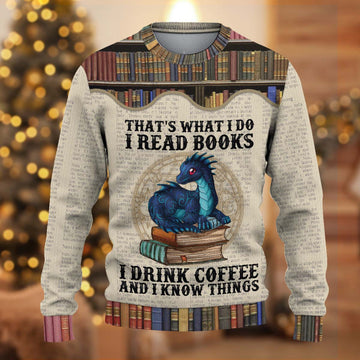 litzzy Dragon Knitted Sweater, Gift for Dragon Lovers - KN058PA06 -  Best Gift For Christmas, Noel Malalan - Christmas Signature Sweater   