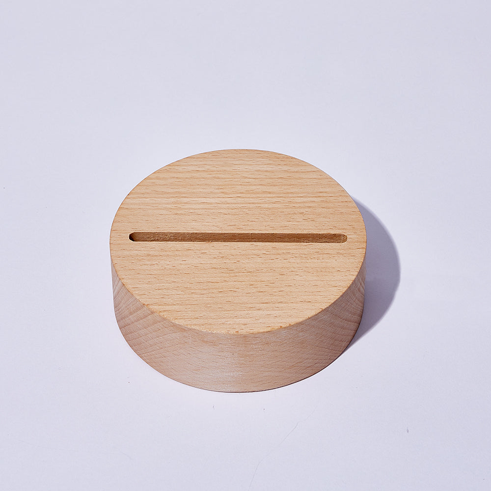 litzzy Custom Scannable Code Acrylic Music Plaque with Wooden Base - 3 Sizes Acrylic Plaque   