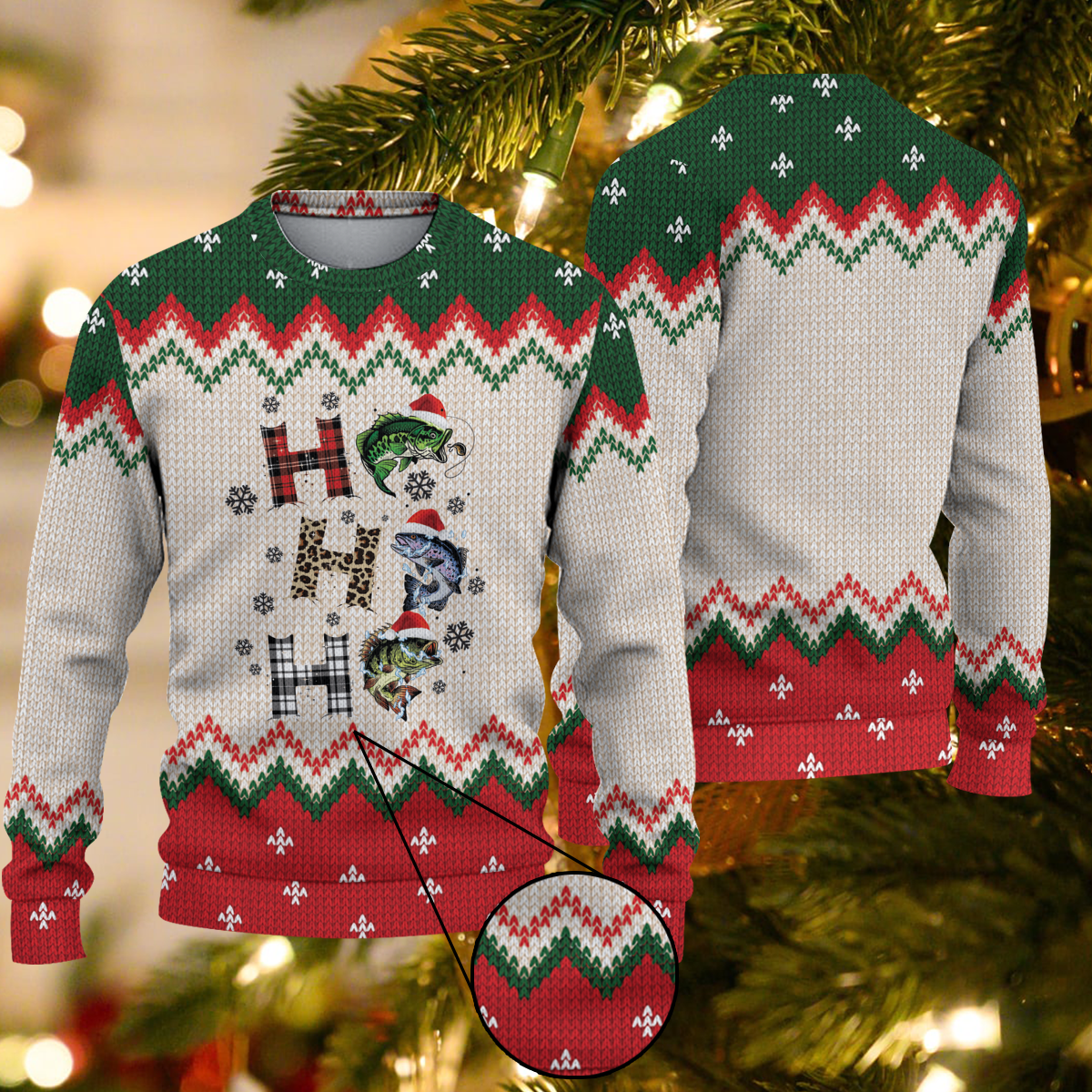 litzzy Fishing Knitted Sweater, Gift for Fishing Lovers - KN025PA06 -  Best Gift For Christmas, Noel Malalan - Christmas Signature Sweater   