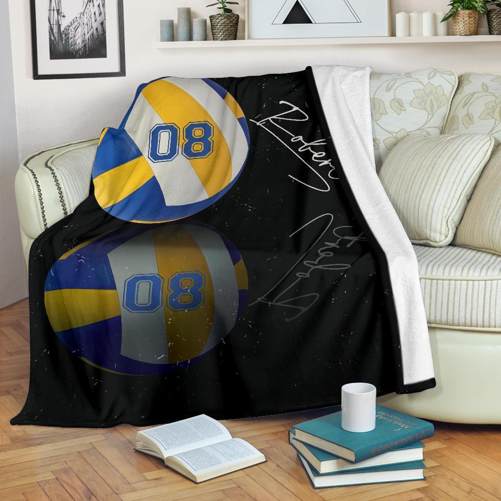 litzzy Personalized Sport Reflection Fleece Blanket - Lath1611201 Quilt Blanket   