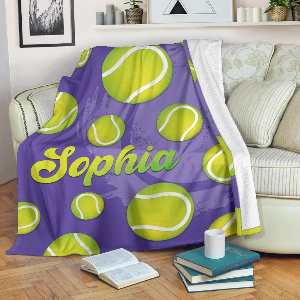 litzzy Personalized Tennis Fleece Blanket - Latg2311202 Quilt Blanket   