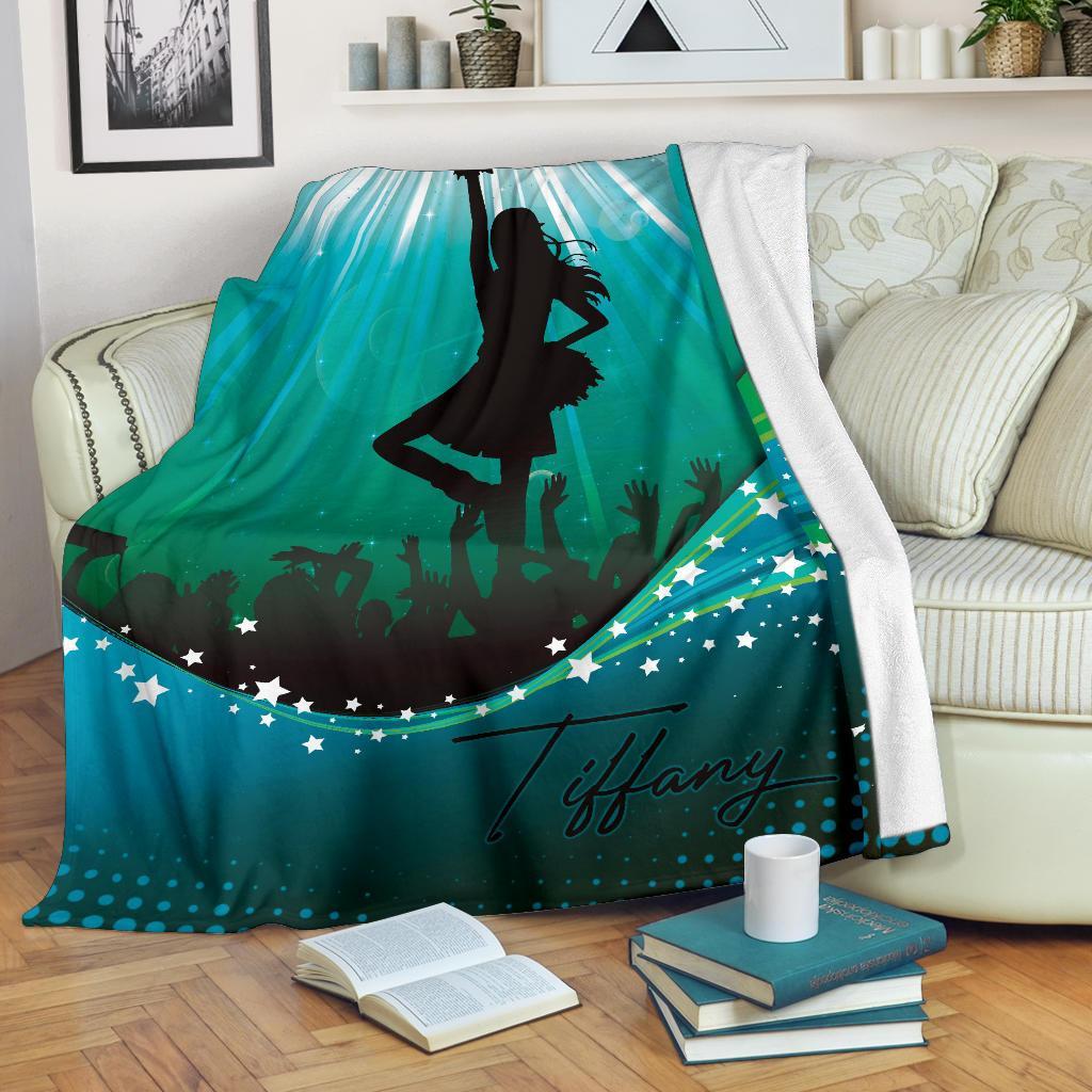 litzzy Personalized Cheerleader Fleece Blanket - Lath1911202Ki Quilt Blanket   