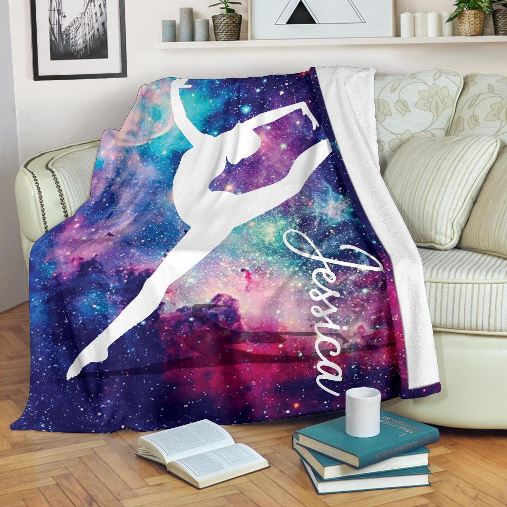 litzzy Personalized Gymnastic Fleece Blanket - Tlno1311202 Quilt Blanket   