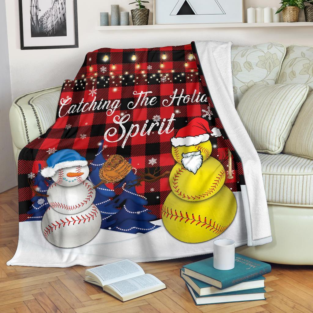 litzzy Catching The Holiday Fleece Blanket - Latg3010202Ki Quilt Blanket   