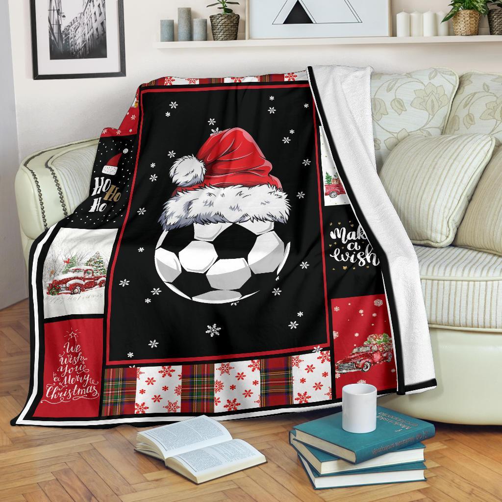 litzzy Sport Santa Xmas Fleece Blanket - Lath2011201 Quilt Blanket   
