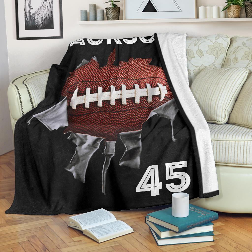 litzzy Personalized Torn Fb Fleece Blanket - Tlno0511204 Quilt Blanket   