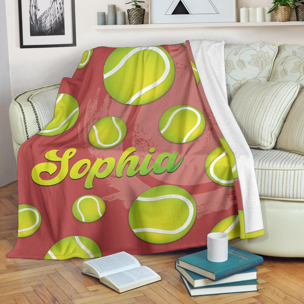 litzzy Personalized Tennis Fleece Blanket - Latg2311202 Quilt Blanket   