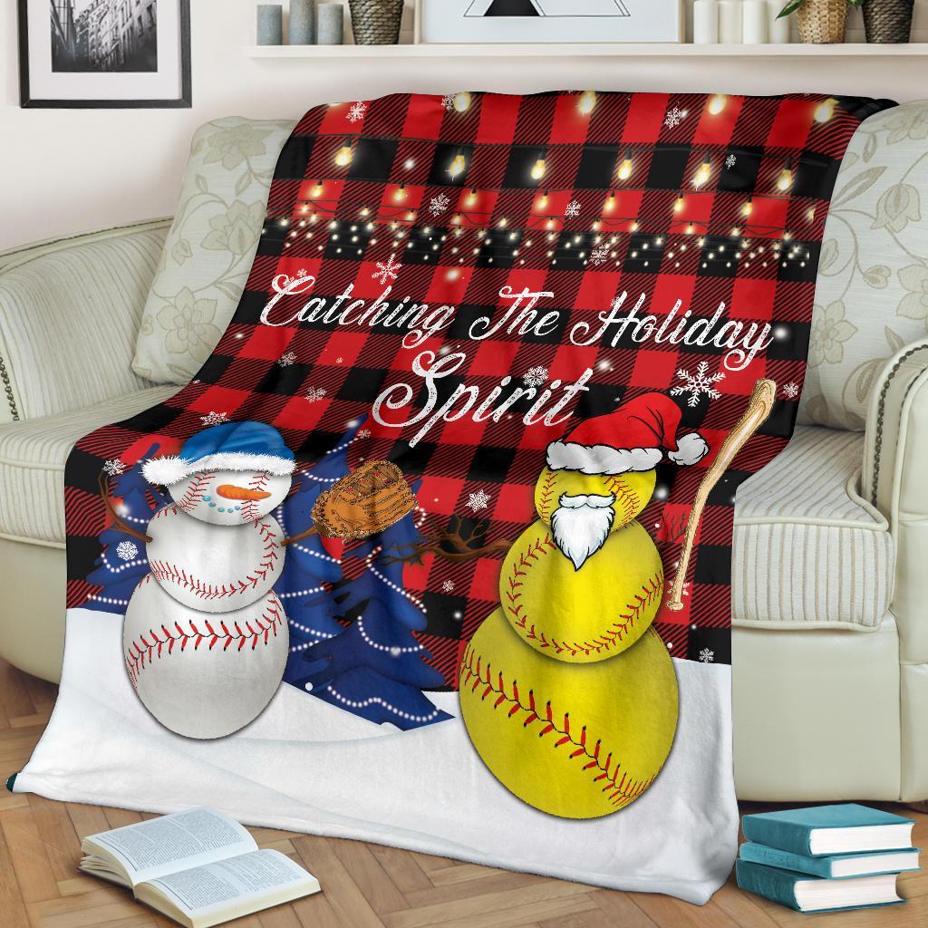 litzzy Catching The Holiday Fleece Blanket - Latg3010202Ki Quilt Blanket   