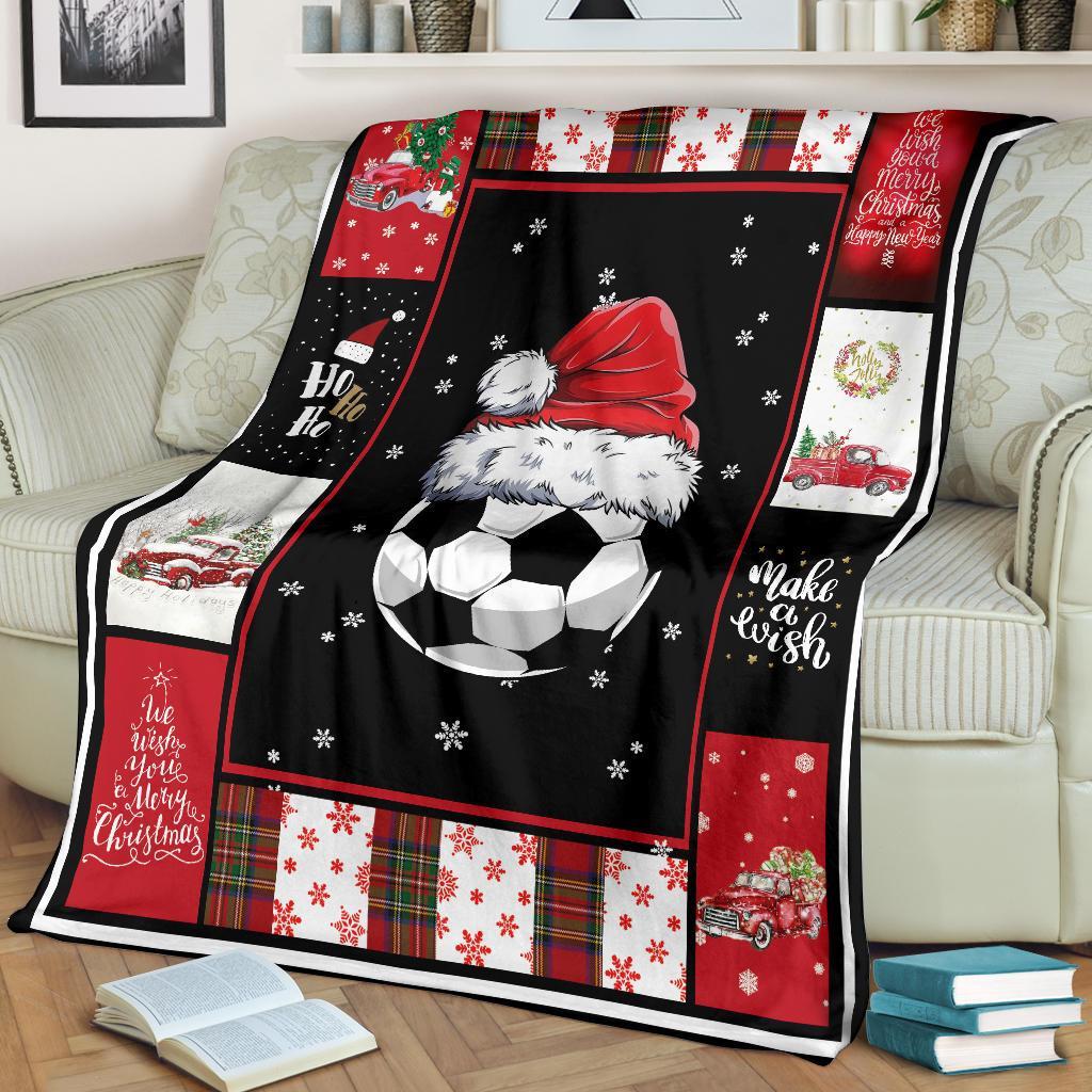 litzzy Sport Santa Xmas Fleece Blanket - Lath2011201 Quilt Blanket   