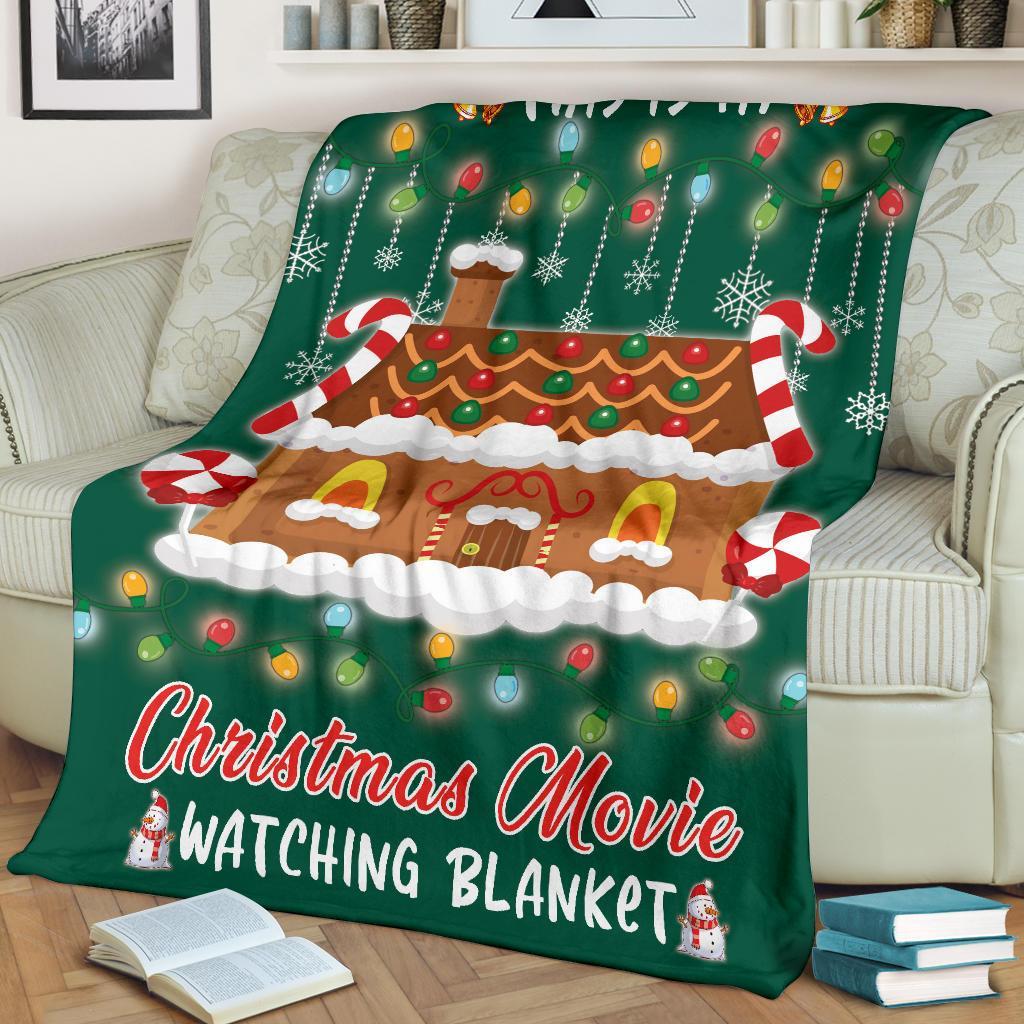 litzzy This Is My Christmas Fleece Blanket - Laci2711202 Quilt Blanket GREEN 50 X 60 