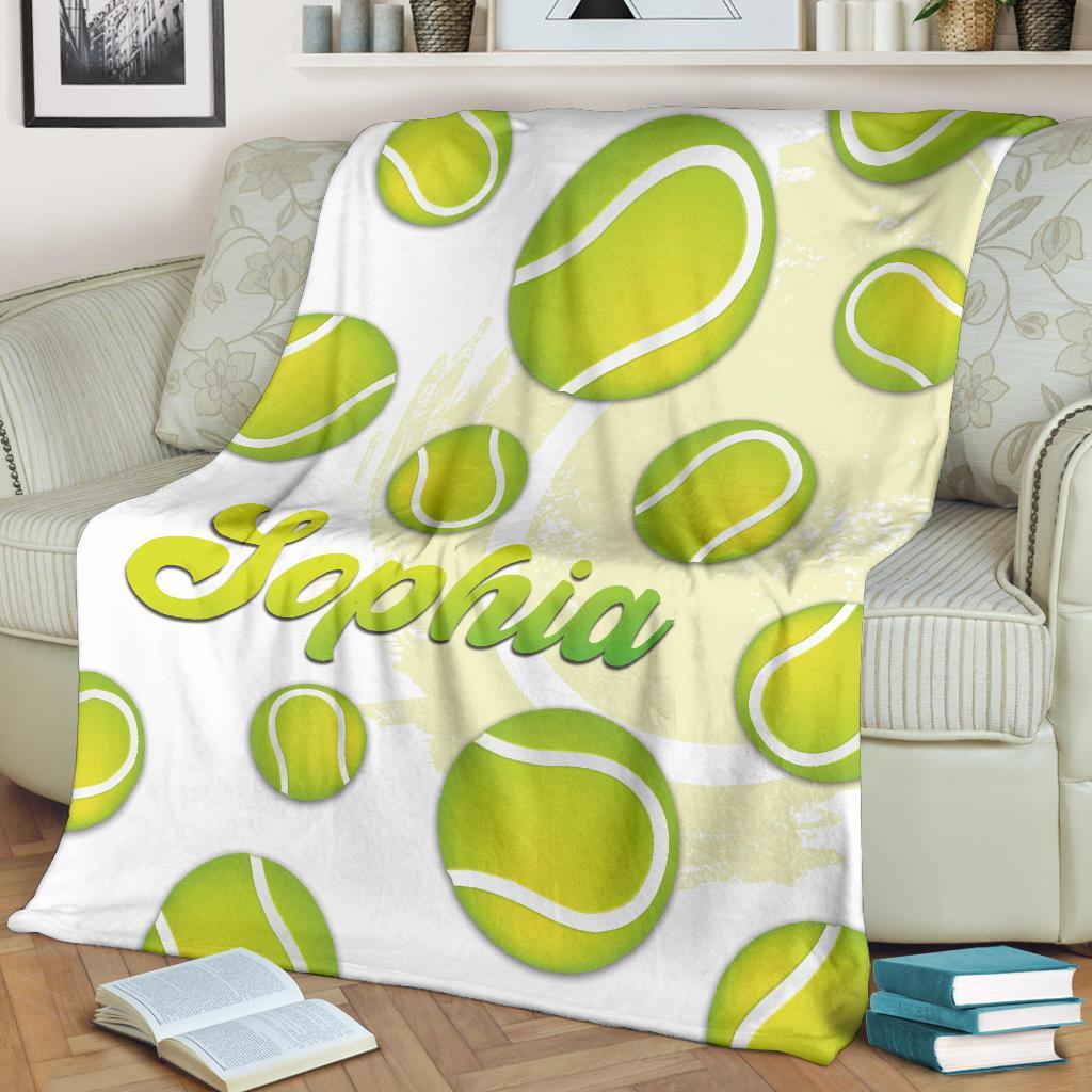 litzzy Personalized Tennis Fleece Blanket - Latg2311202 Quilt Blanket   