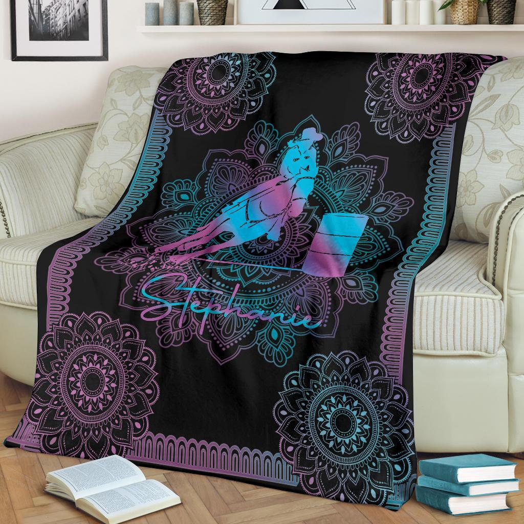 litzzy Personalized Horse Girl Fleece Blanket - Tltm2011201 Quilt Blanket   
