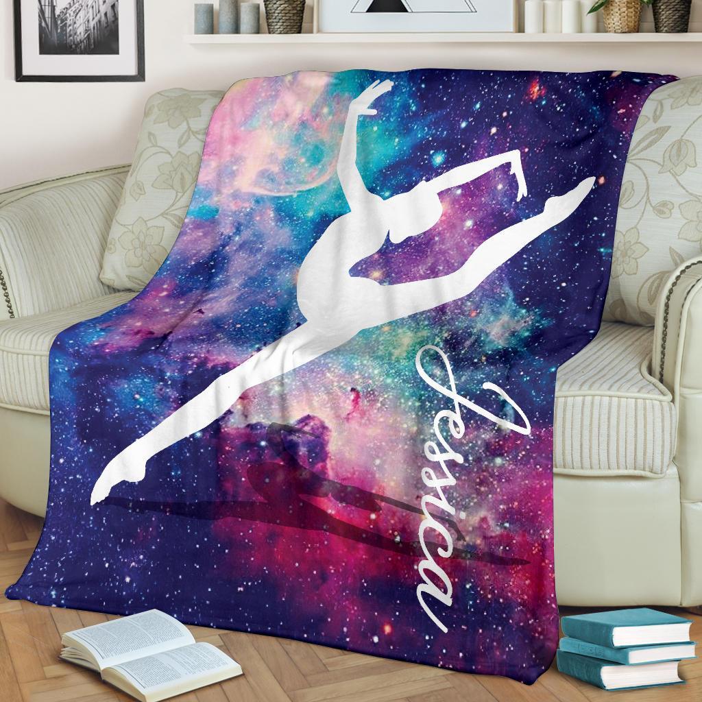 litzzy Personalized Gymnastic Fleece Blanket - Tlno1311202 Quilt Blanket GALAXY 50 X 60 