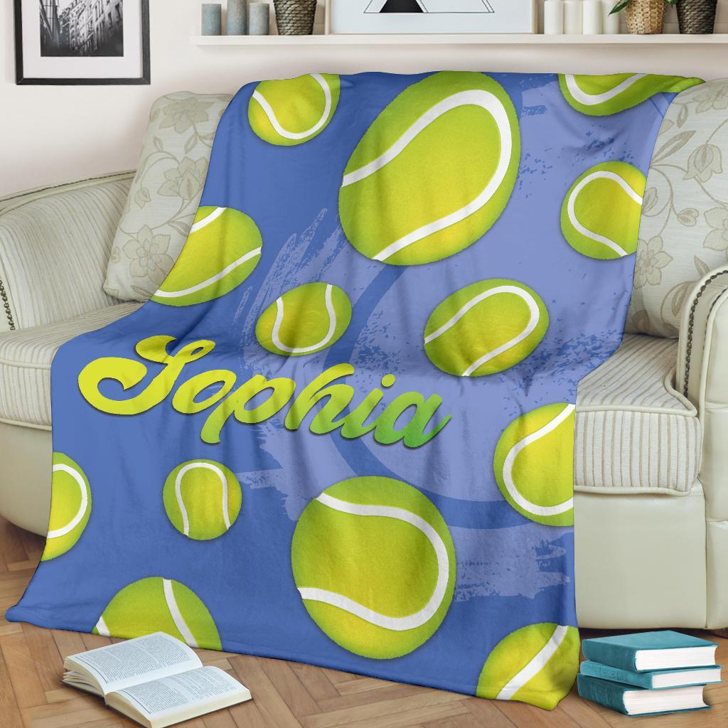 litzzy Personalized Tennis Fleece Blanket - Latg2311202 Quilt Blanket   