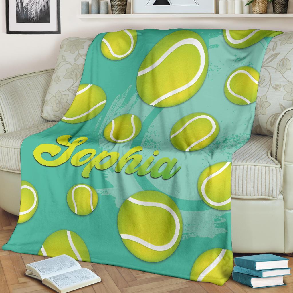 litzzy Personalized Tennis Fleece Blanket - Latg2311202 Quilt Blanket   