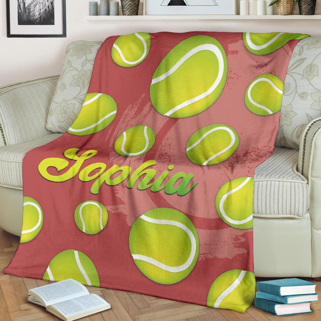 litzzy Personalized Tennis Fleece Blanket - Latg2311202 Quilt Blanket   