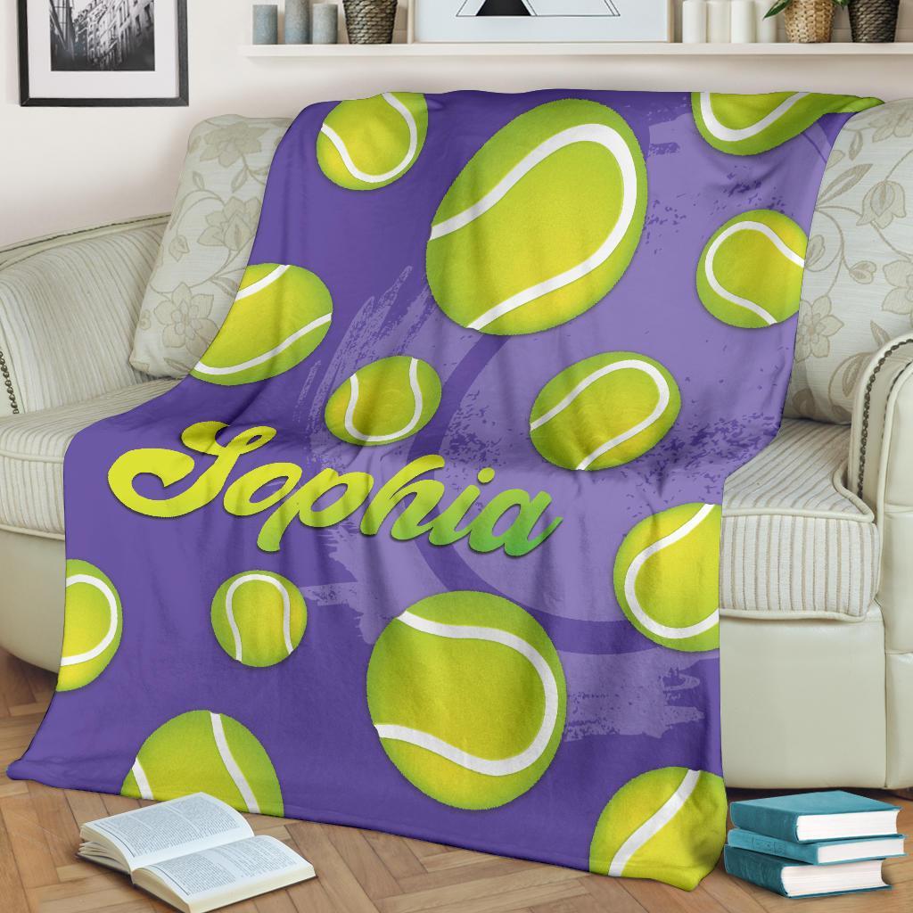 litzzy Personalized Tennis Fleece Blanket - Latg2311202 Quilt Blanket   