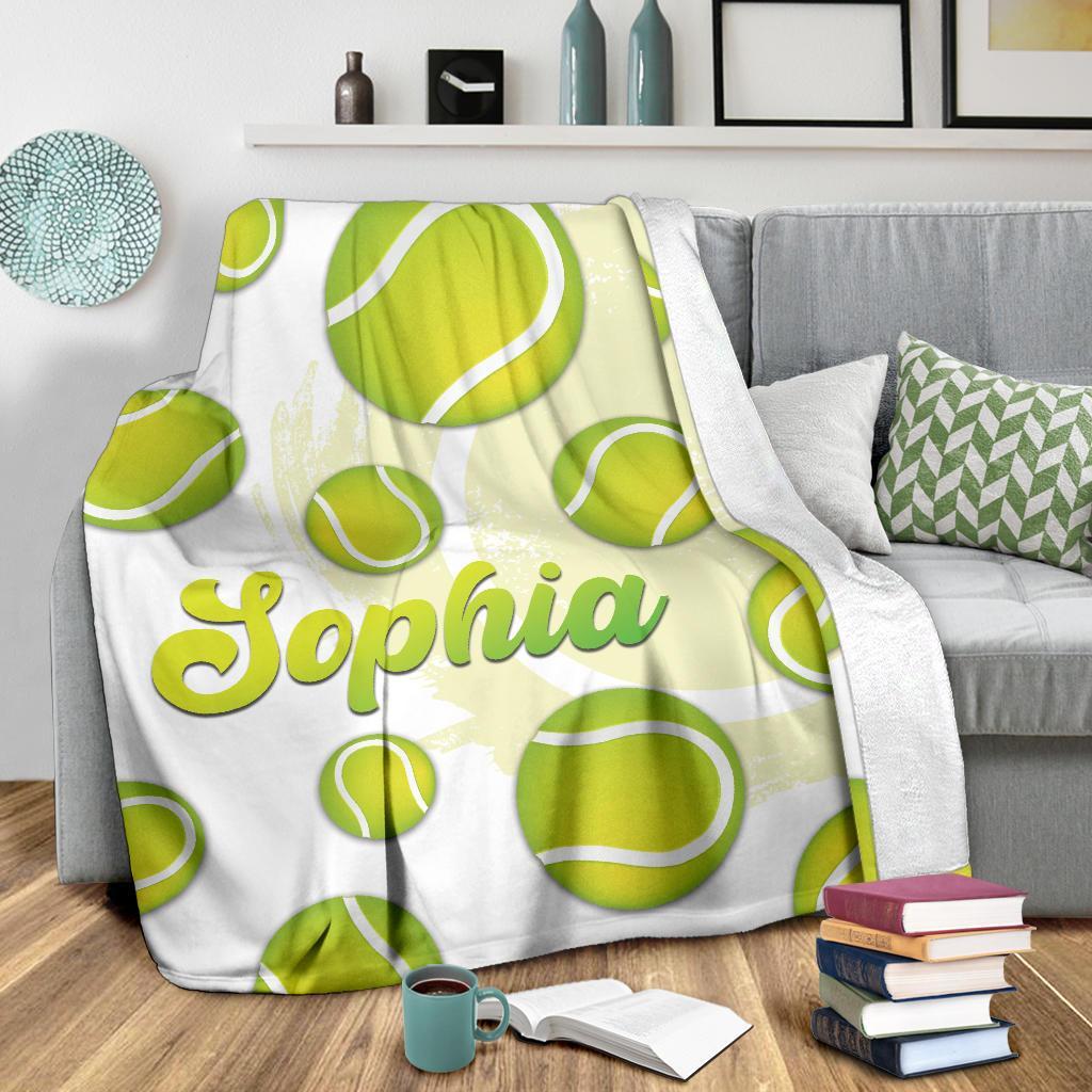 litzzy Personalized Tennis Fleece Blanket - Latg2311202 Quilt Blanket   