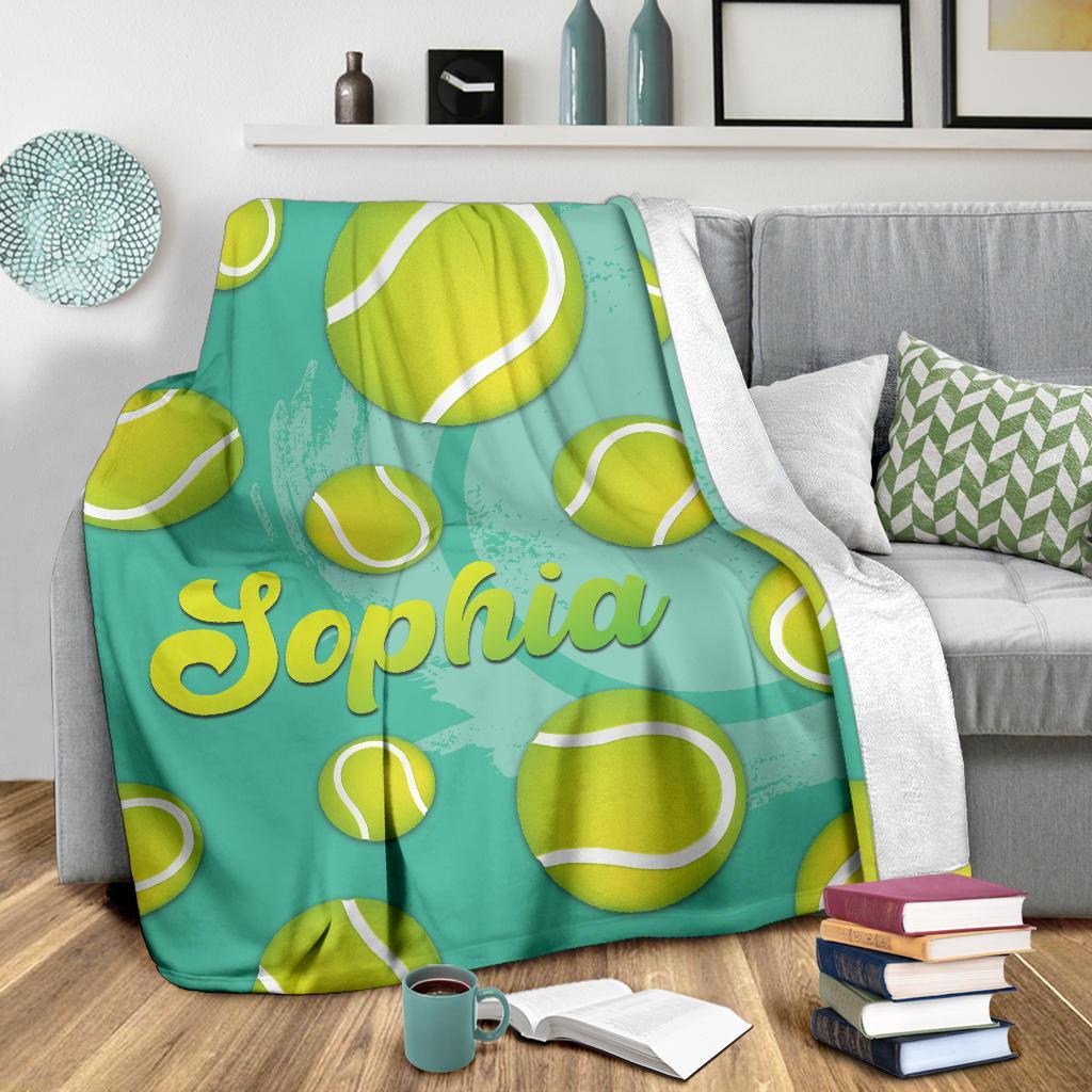 litzzy Personalized Tennis Fleece Blanket - Latg2311202 Quilt Blanket   