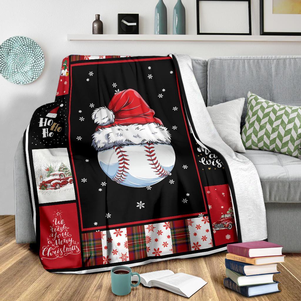 litzzy Sport Santa Xmas Fleece Blanket - Lath2011201 Quilt Blanket   
