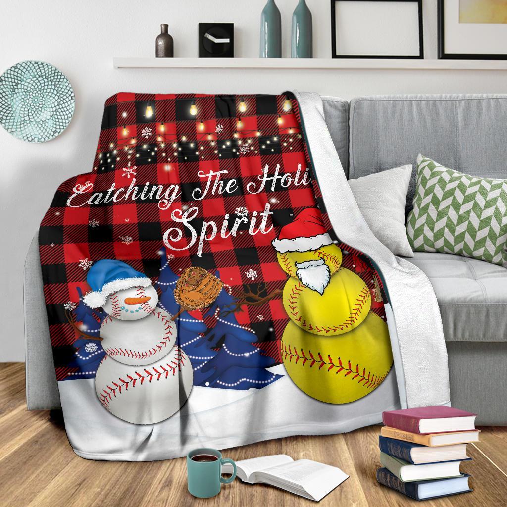 litzzy Catching The Holiday Fleece Blanket - Latg3010202Ki Quilt Blanket   