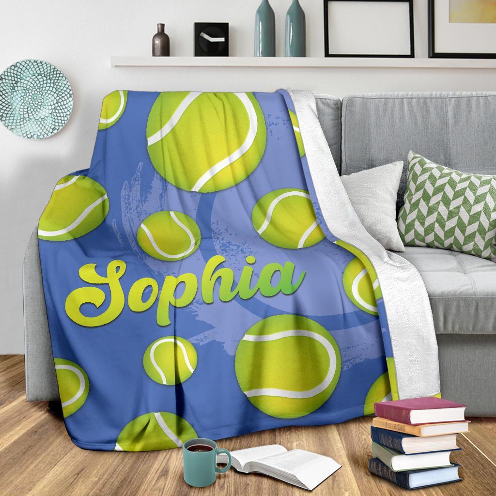 litzzy Personalized Tennis Fleece Blanket - Latg2311202 Quilt Blanket   